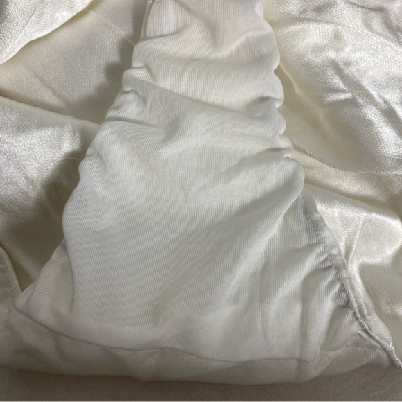 Zara satin bustier bodysuit. Off-white color, size S. - Picture 11 of 12